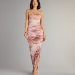 Garden Party Glow Floral Mesh Maxi Dress