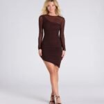 Enticing Always Bodycon Mesh Mini Dress
