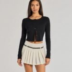 Adorable Trendsetter Pleated Mini Skort