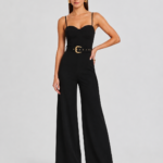 Belted Cami Wide Leg Jumpsuit